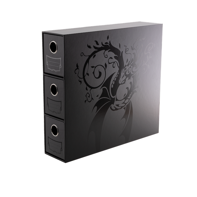 Dragon Shield Fortress - Vertical - 3 XL - Black