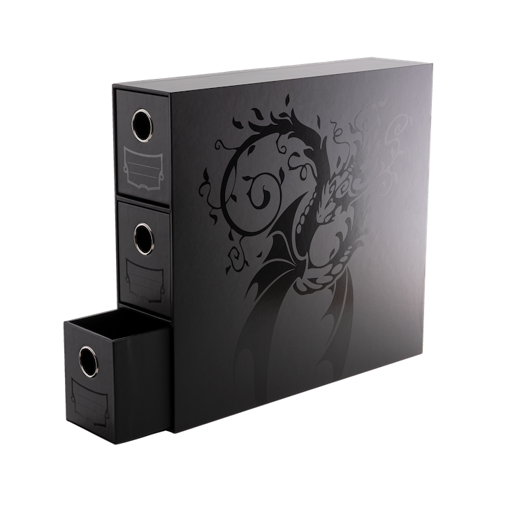 Dragon Shield Fortress - Vertical - 3 XL - Black