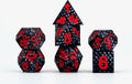 Dragon Storm Silicone Dice Set: Black Dragon Scales
