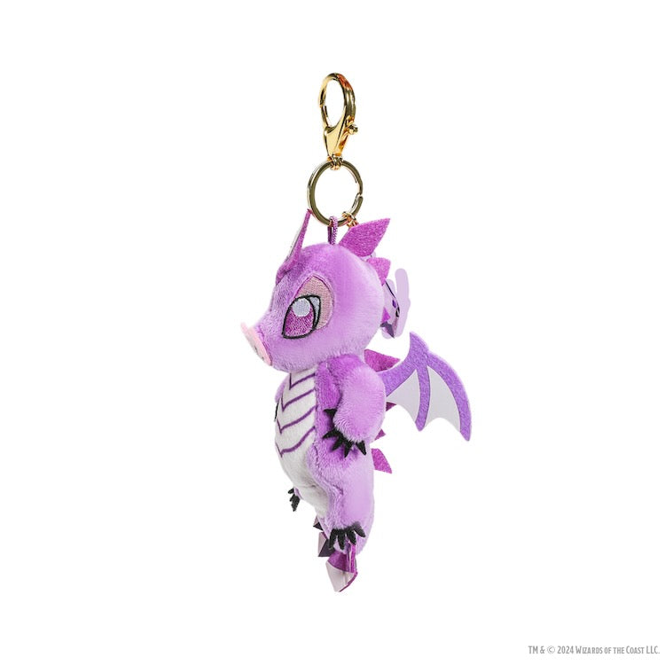Dungeons & Dragons 3" Plush Charms - Amethyst Wyrmling (50th Anniversary)