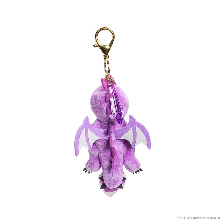 Dungeons & Dragons 3" Plush Charms - Amethyst Wyrmling (50th Anniversary)