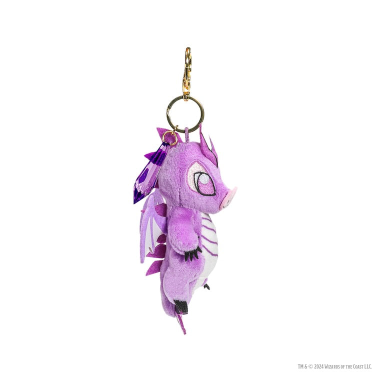 Dungeons & Dragons 3" Plush Charms - Amethyst Wyrmling (50th Anniversary)