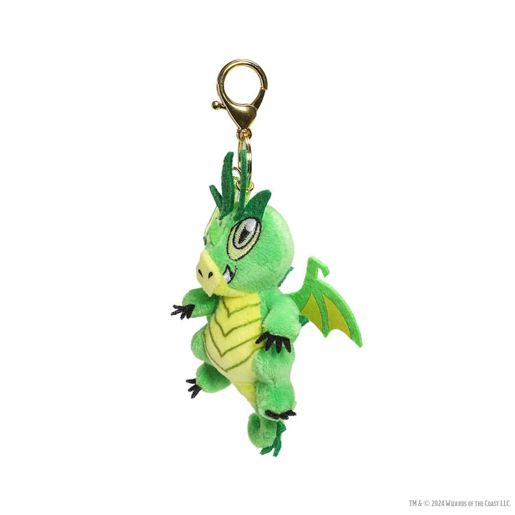 Dungeons & Dragons 3" Plush Charms - Emerald Wyrmling (50th Anniversary)