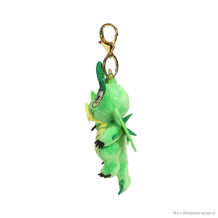 Dungeons & Dragons 3" Plush Charms - Emerald Wyrmling (50th Anniversary)