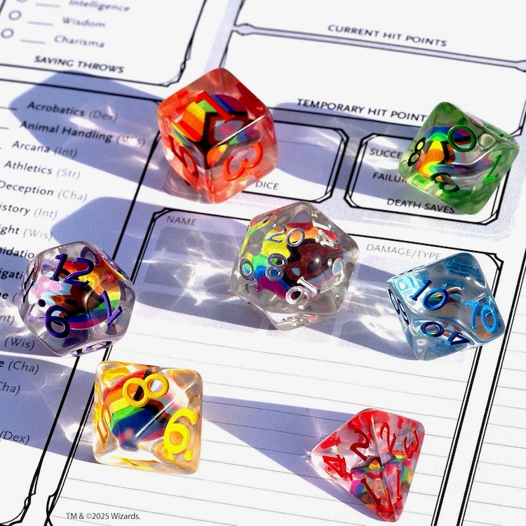 Dungeons & Dragons Pride Dice Set
