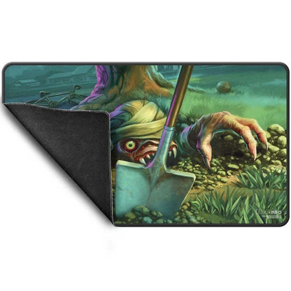 Duskmourn Exhume Black Stitched Standard Gaming Playmat for Magic: The Gathering