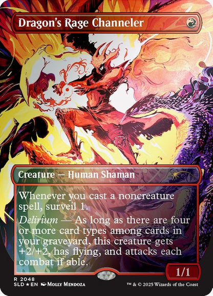 EVERYTHING IS ON FIRE Rainbow Foil (Secret Lair Ultimate Pencil Superdrop)