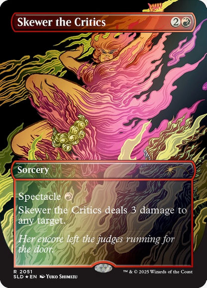 EVERYTHING IS ON FIRE Rainbow Foil (Secret Lair Ultimate Pencil Superdrop)