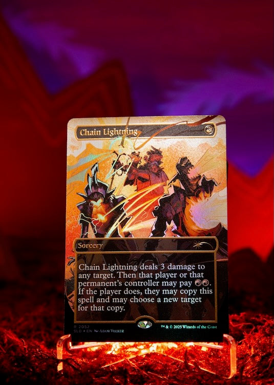 EVERYTHING IS ON FIRE Raised Foil (Secret Lair Ultimate Pencil Superdrop)