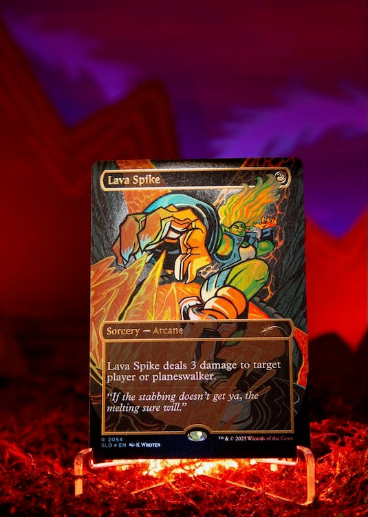 EVERYTHING IS ON FIRE Raised Foil (Secret Lair Ultimate Pencil Superdrop)