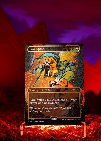 EVERYTHING IS ON FIRE Raised Foil (Secret Lair Ultimate Pencil Superdrop)