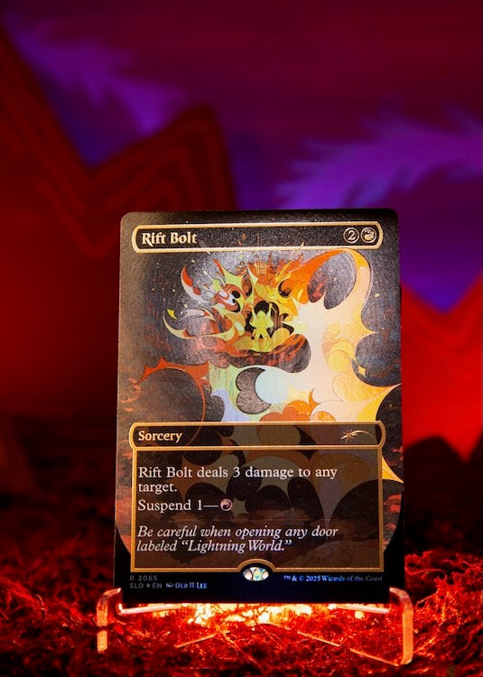 EVERYTHING IS ON FIRE Raised Foil (Secret Lair Ultimate Pencil Superdrop)
