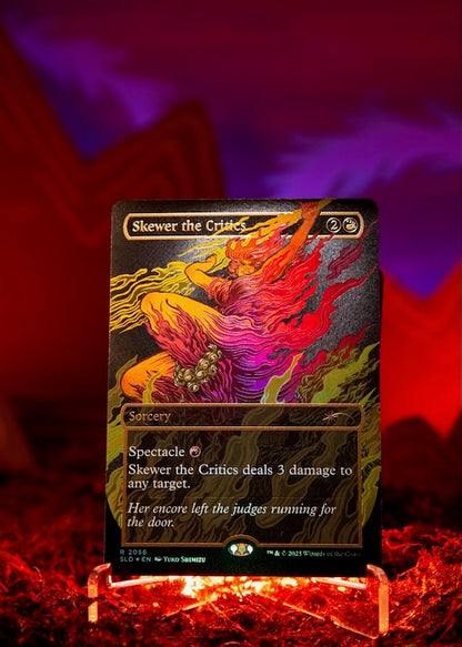 EVERYTHING IS ON FIRE Raised Foil (Secret Lair Ultimate Pencil Superdrop)