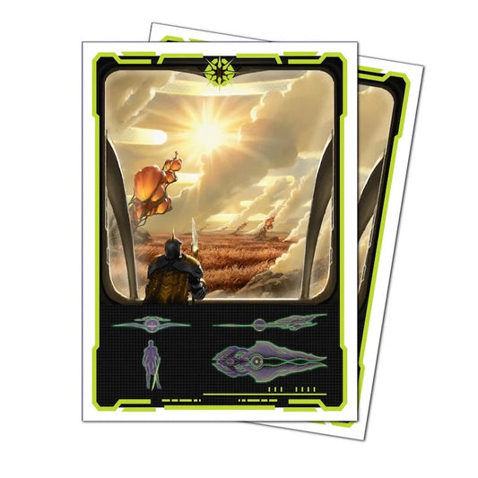 Edge of Eternities Adagia, Windswept Bastion 105ct APEX DECK PROTECTOR Sleeves for Magic: The Gathering