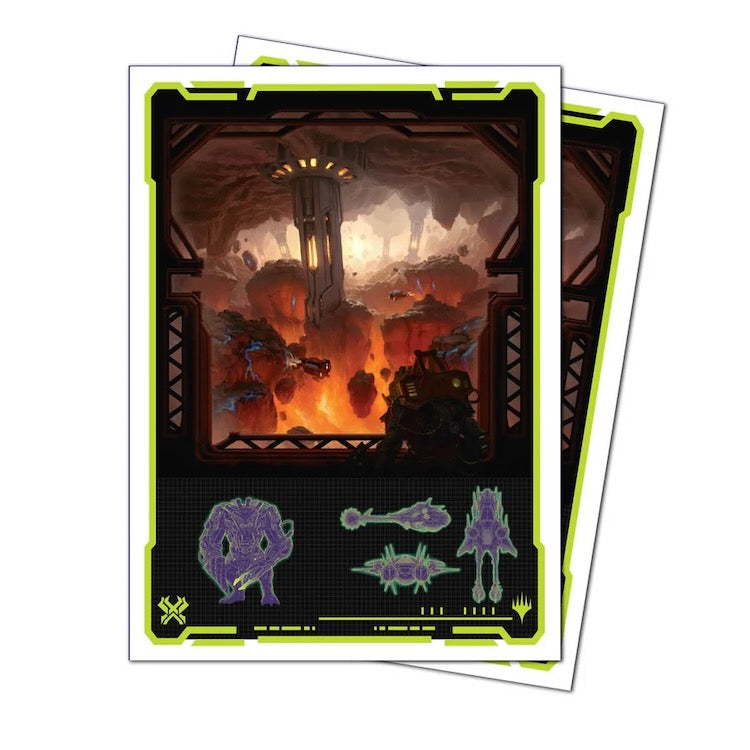 Edge of Eternities Kavaron, Memorial World 105ct APEX DECK PROTECTOR Sleeves for Magic: The Gathering