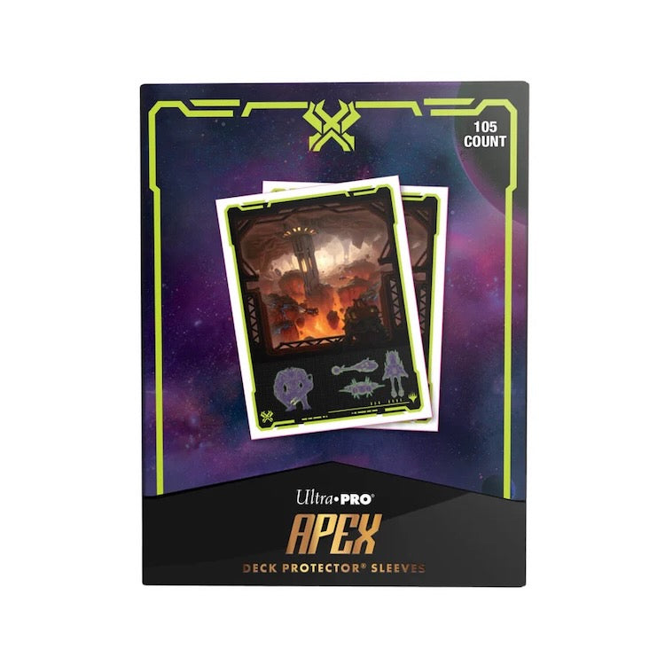 Edge of Eternities Kavaron, Memorial World 105ct APEX DECK PROTECTOR Sleeves for Magic: The Gathering