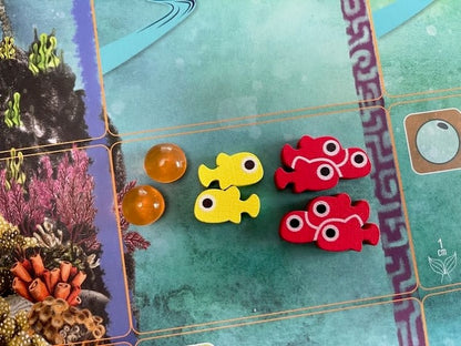 Finspan Upgrade Pack (Wooden Tokens & Squishy Eggs)