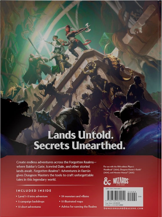 Forgotten Realms: Adventures in Faerun (Dungeons & Dragons)