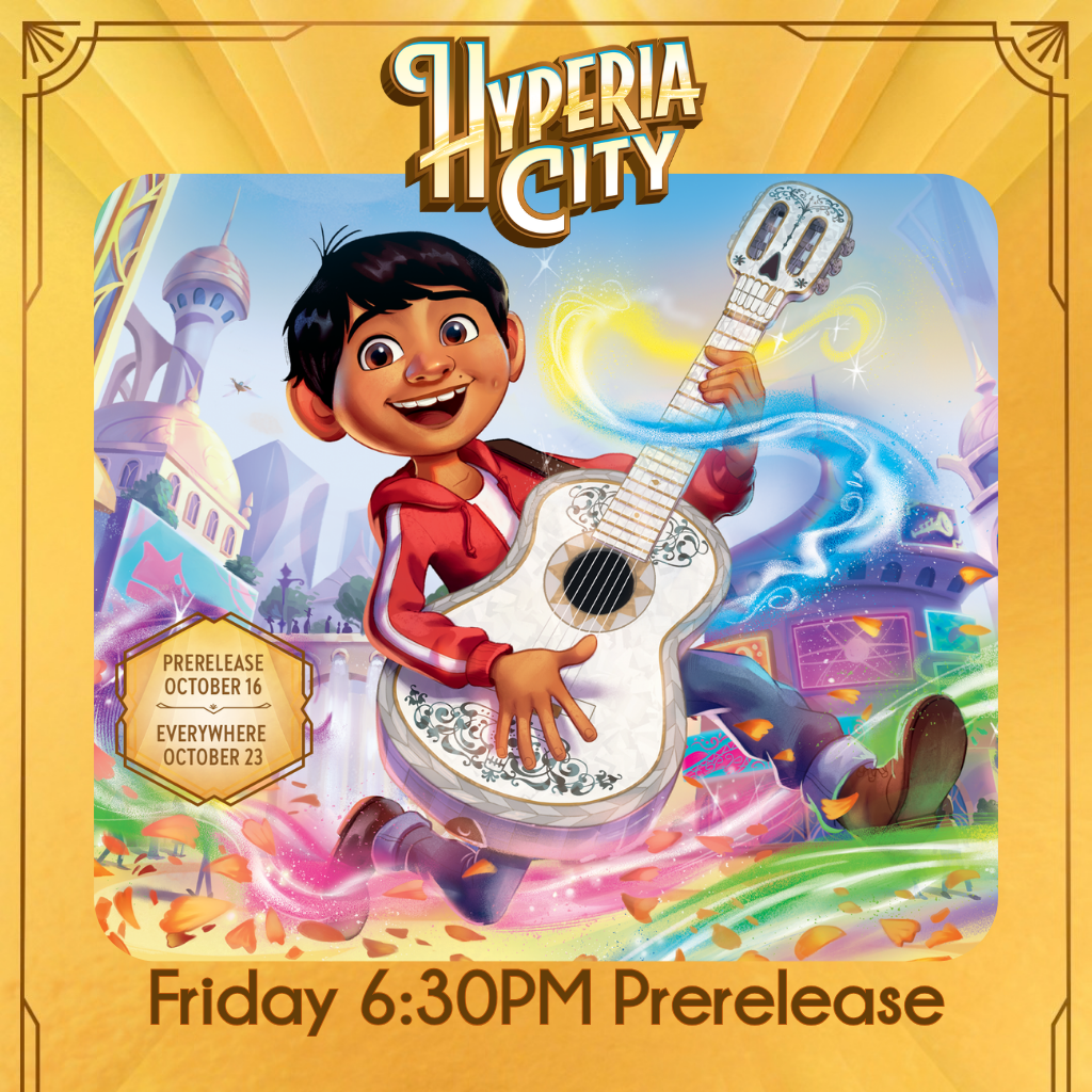 Disney Lorcana | Hyperia City Prerelease | Friday 16 October 6:30pm