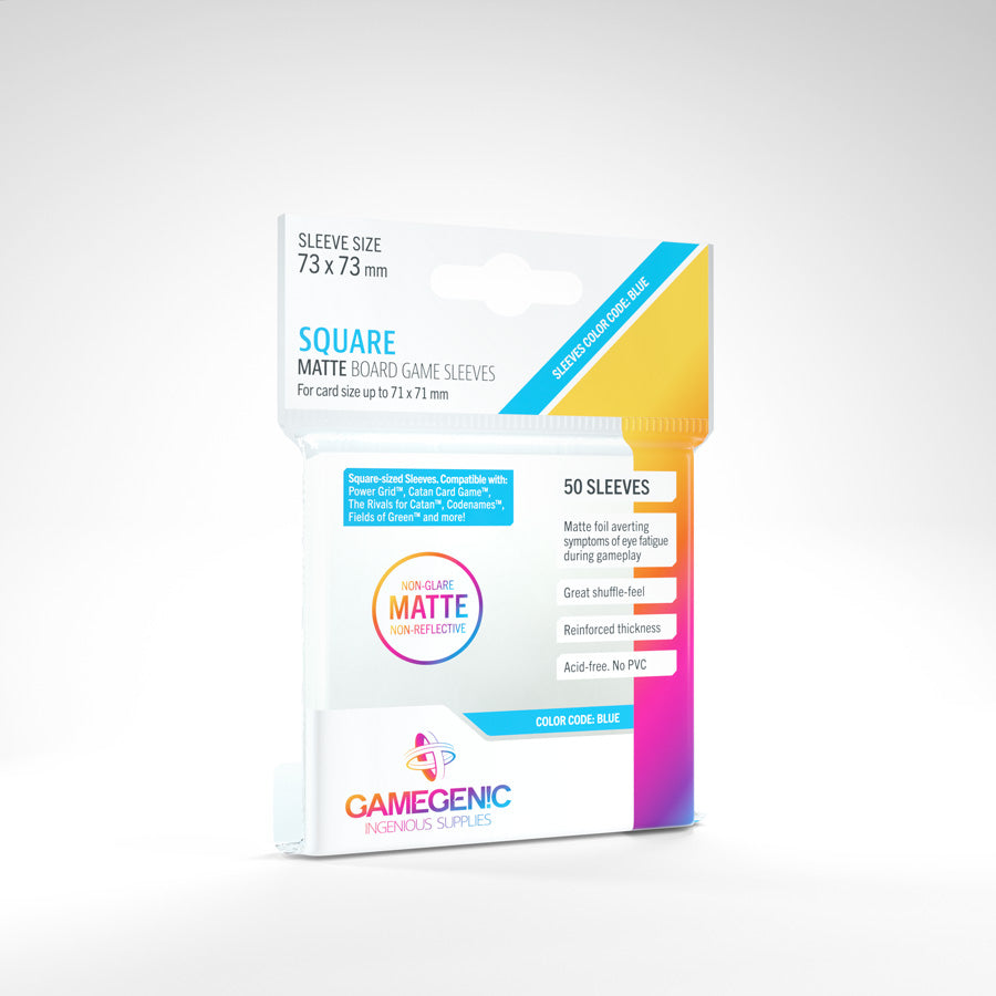 Gamegenic Matte Square Sleeves (73mm x 73mm)