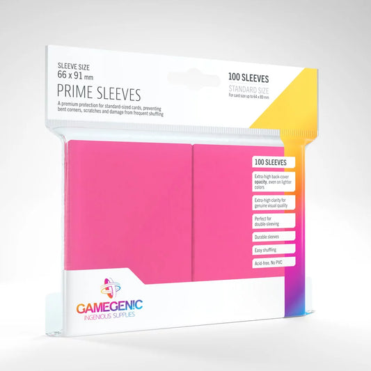 Gamegenic Prime Colour Card Sleeves (Pink - 100 Pack)