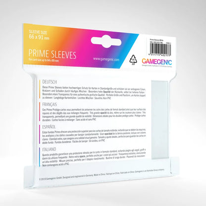 Gamegenic Prime Colour Card Sleeves (White - 100 Pack)