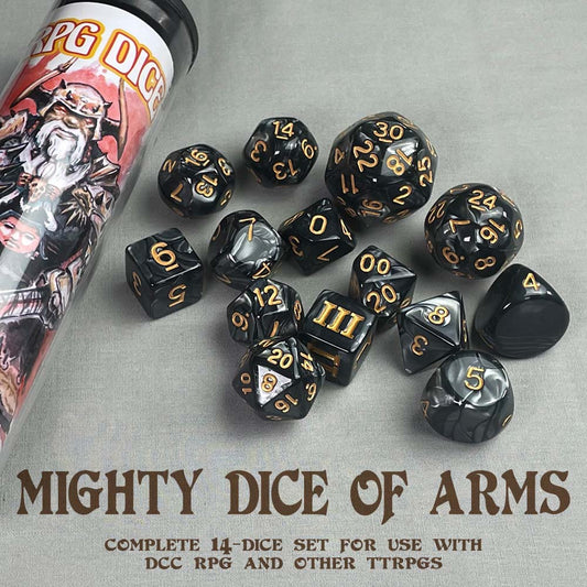 Dungeon Crawl Classics: Mighty Dice of Arms