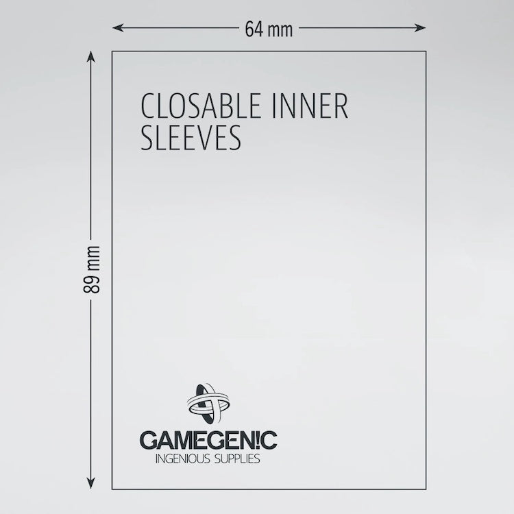 Gamegenic Closable Inner Sleeves