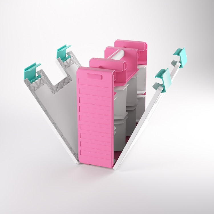 Gamegenic Game Castle (Pink/White/Teal)