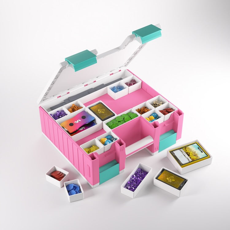 Gamegenic Game Castle (Pink/White/Teal)