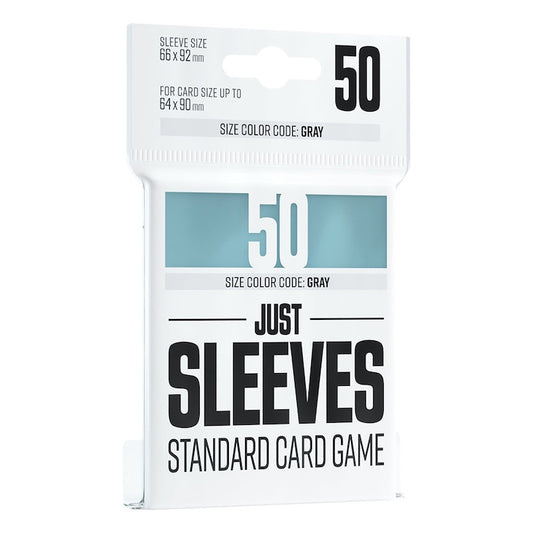 Gamegenic Just Sleeves Card Sleeves (Clear - 50 Pack)