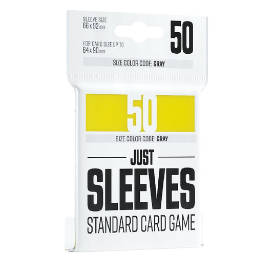 Gamegenic Just Sleeves Colour Card Sleeves (Yellow - 50 Pack)