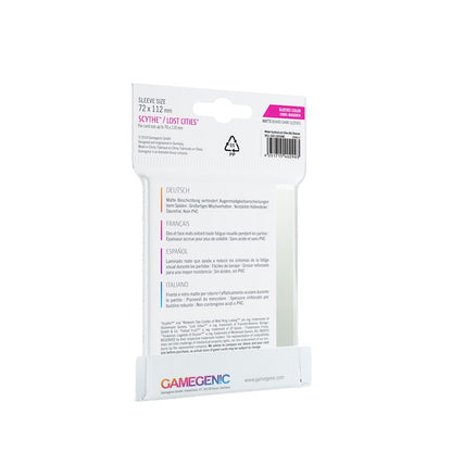 Gamegenic Matte Scythe/Lost Cities Sleeves (72mm x 112mm)