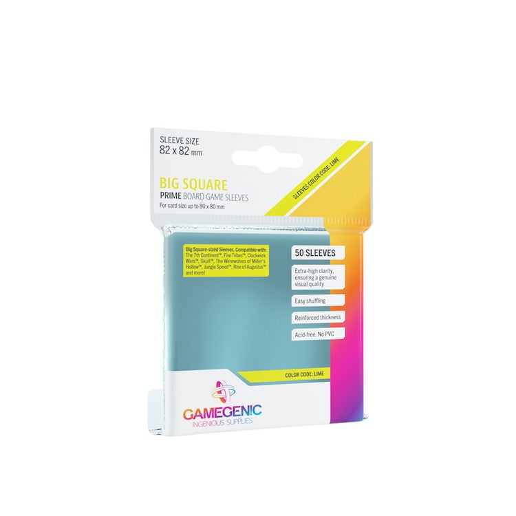 Gamegenic Prime Big Square Sleeves (82mm x 82mm)
