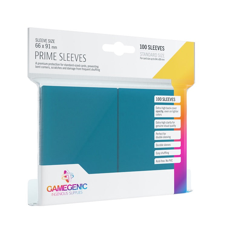 Gamegenic Prime Colour Card Sleeves (Blue - 100 Pack)