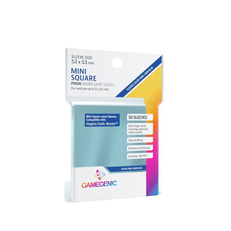 Gamegenic Prime Mini Square Sleeves (53mm x 53mm)