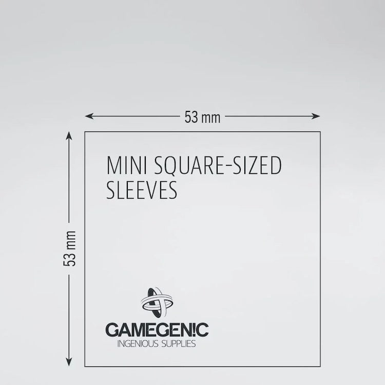 Gamegenic Prime Mini Square Sleeves (53mm x 53mm)