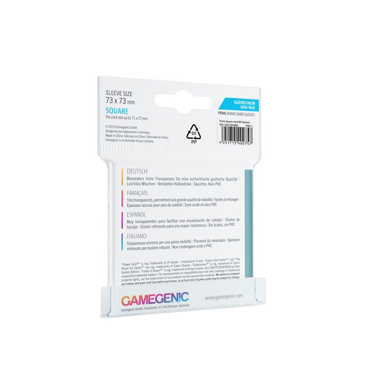 Gamegenic Prime Square Sleeves (73mm x 73mm)