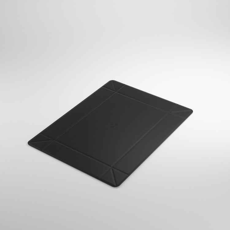 Gamegenic Rectangular Magnetic Dice Tray (Black/Gray)