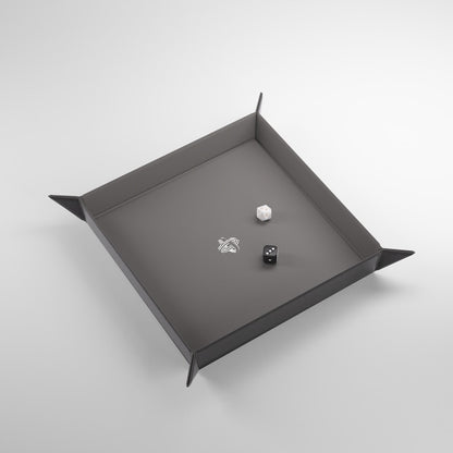 Gamegenic Square Magnetic Dice Tray (Black/Gray)