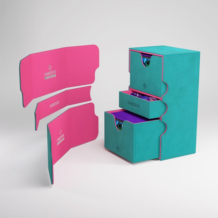 Gamegenic Stronghold 200+ XL Convertible (Teal/Pink)