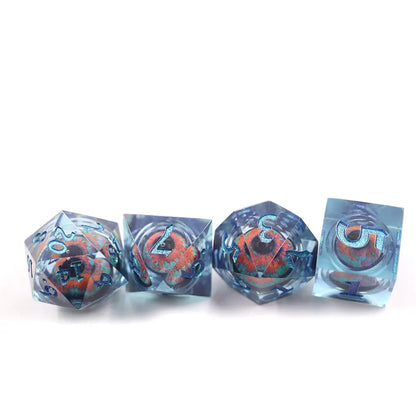 Dream Demon Floating Eyeball Liquid Core Dice Set