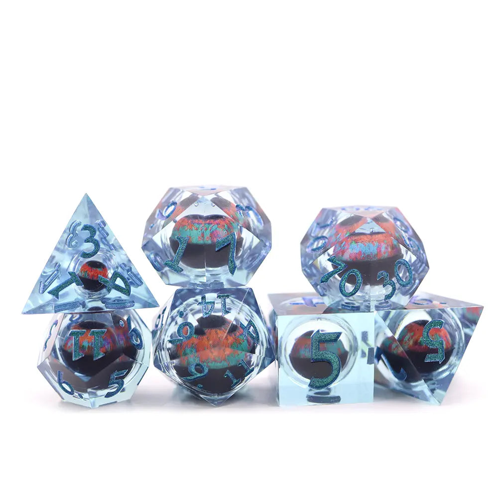 Dream Demon Floating Eyeball Liquid Core Dice Set