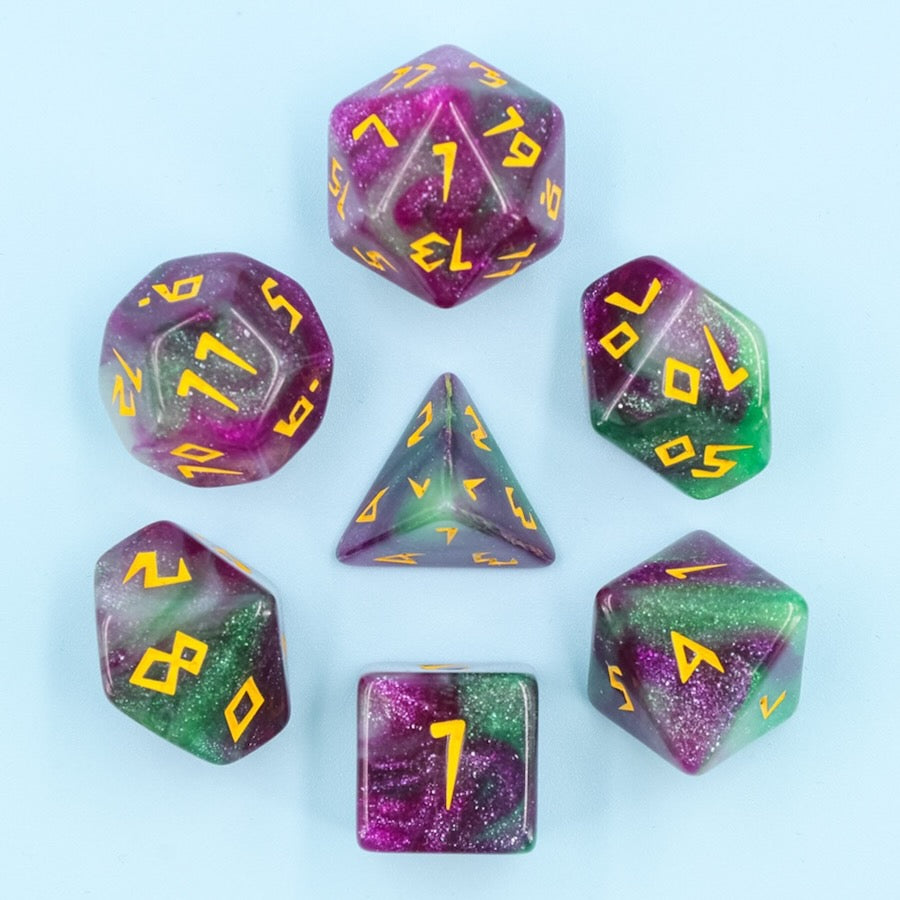 Violet Garden Dice Set