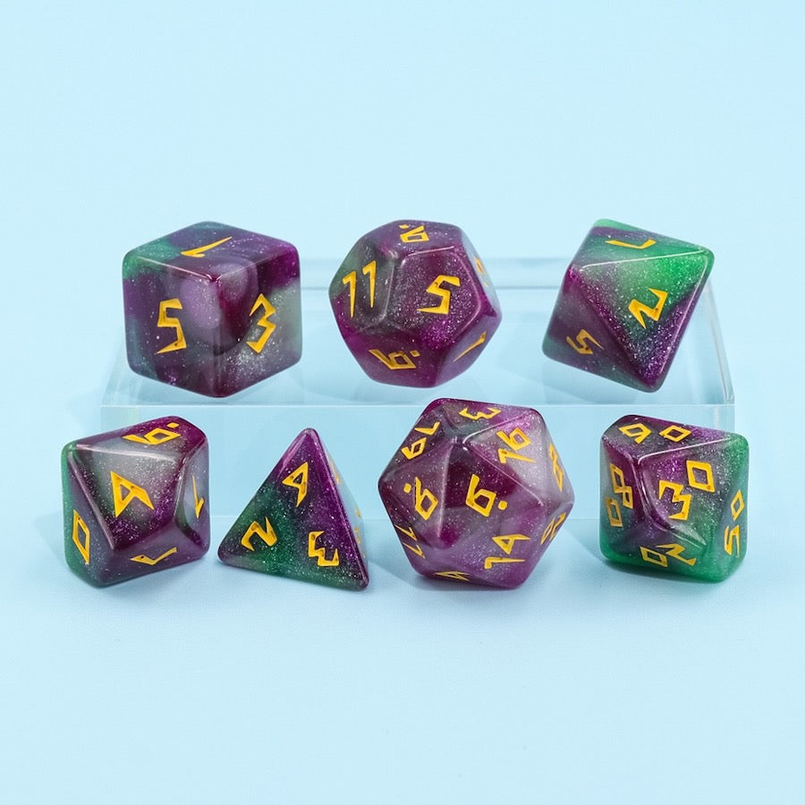 Violet Garden Dice Set