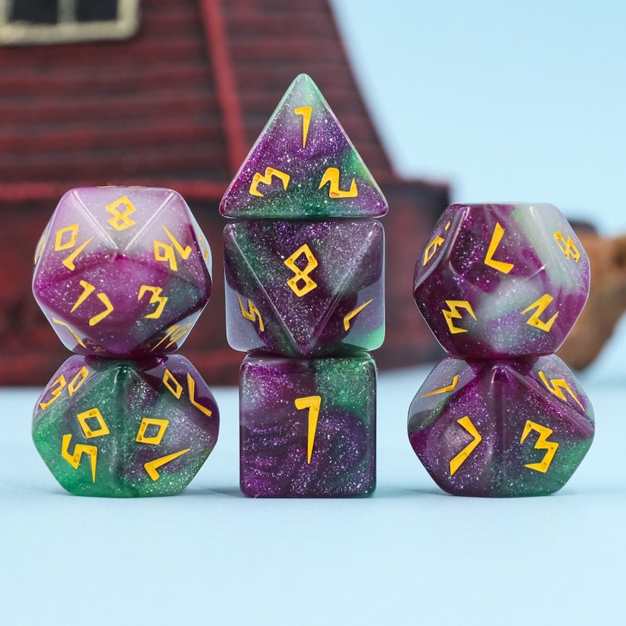 Violet Garden Dice Set