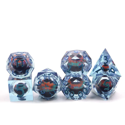 Dream Demon Floating Eyeball Liquid Core Dice Set