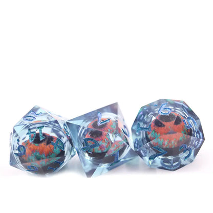 Dream Demon Floating Eyeball Liquid Core Dice Set