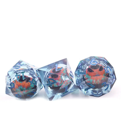 Dream Demon Floating Eyeball Liquid Core Dice Set