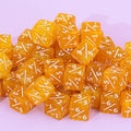 Honey Gold Negative Counter Dice (12mm Single)